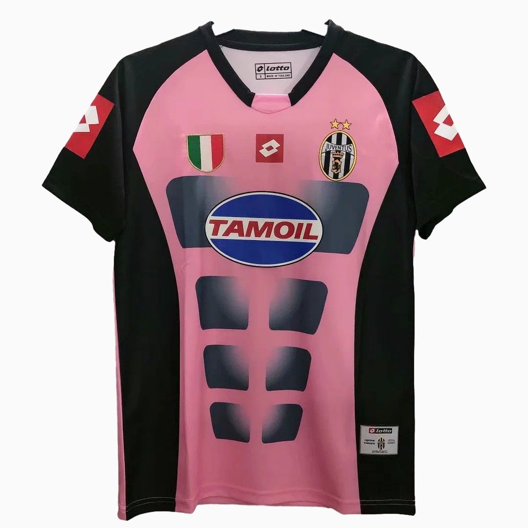 Retro Juventus 2002-03 Pink Goalkeeper Jersey